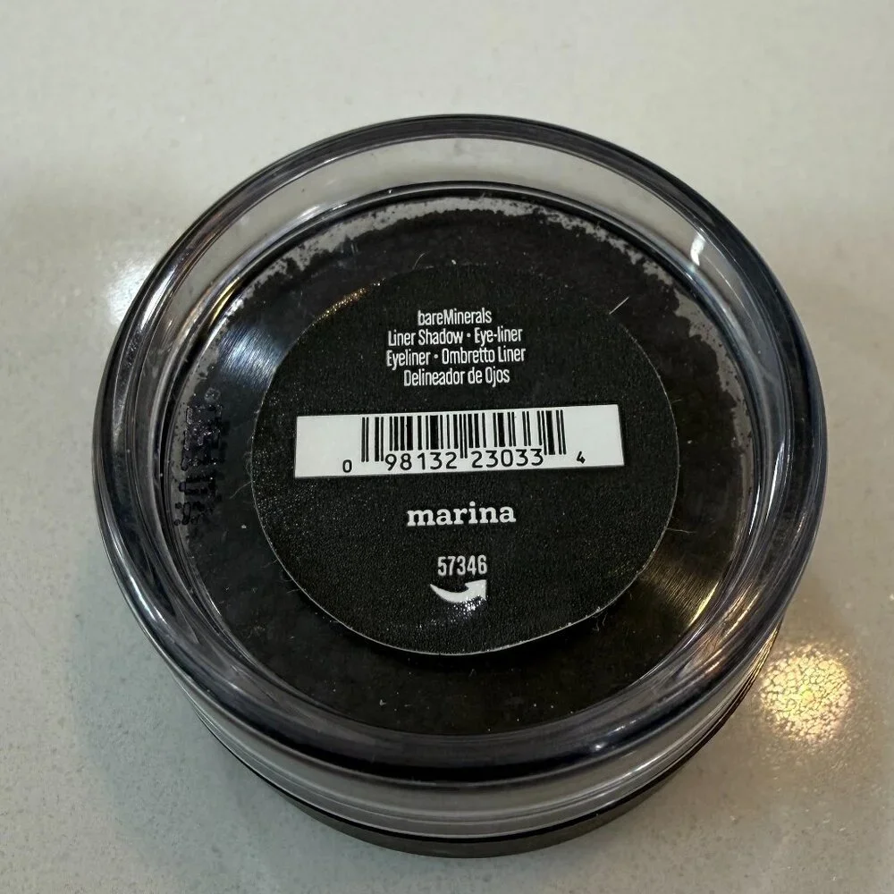 bareMinerals MARINA Eyeliner Shadow Blue Loose Minerals .28g / .01 oz NWT
